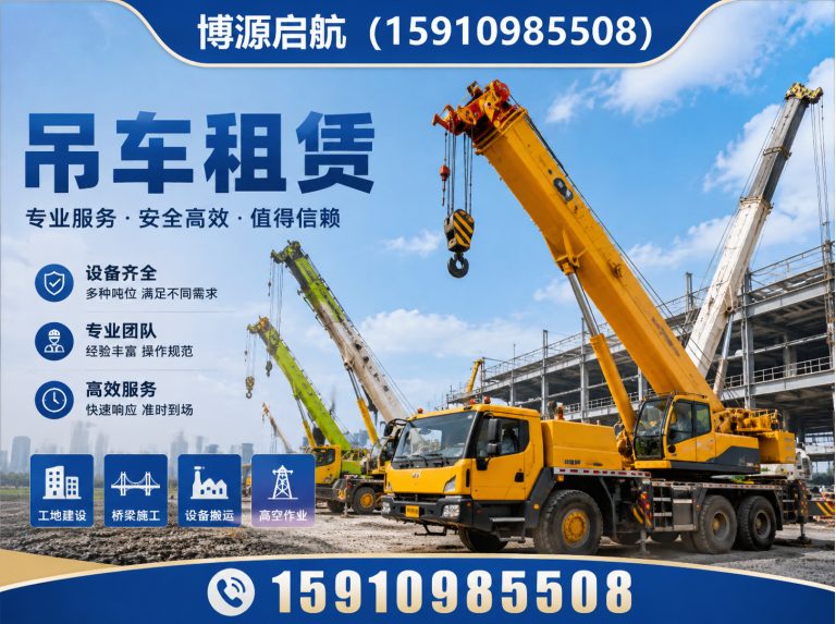 延庆区吊装叉车联合作业展示图